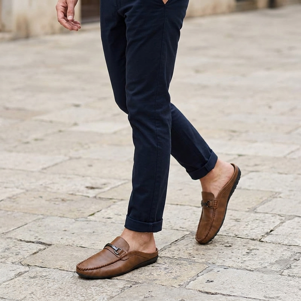 Asolo Leather Mules — Tan