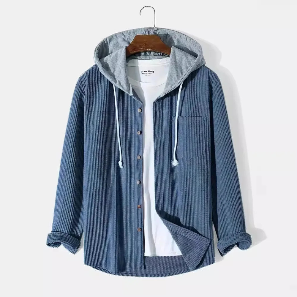 Hayes Corduroy Hooded Shirt
